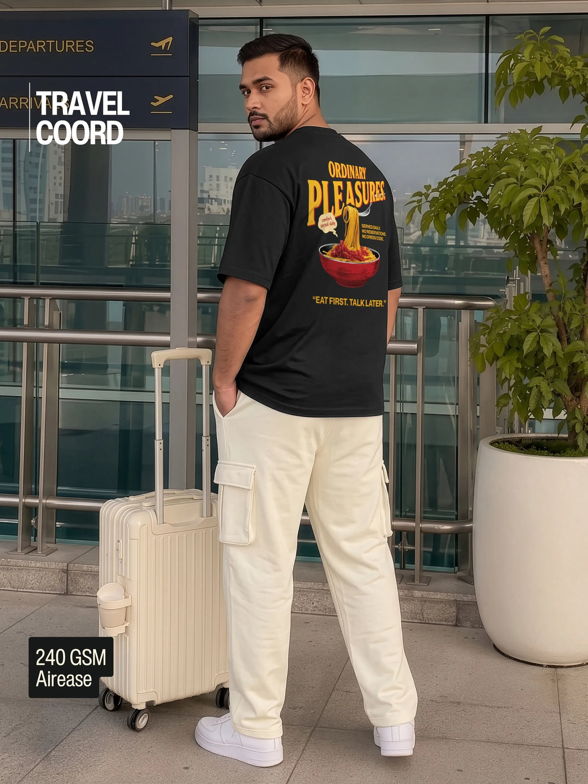 Ordinary Pleasures Cotton Men's 240 GSM AirEase Co-ord