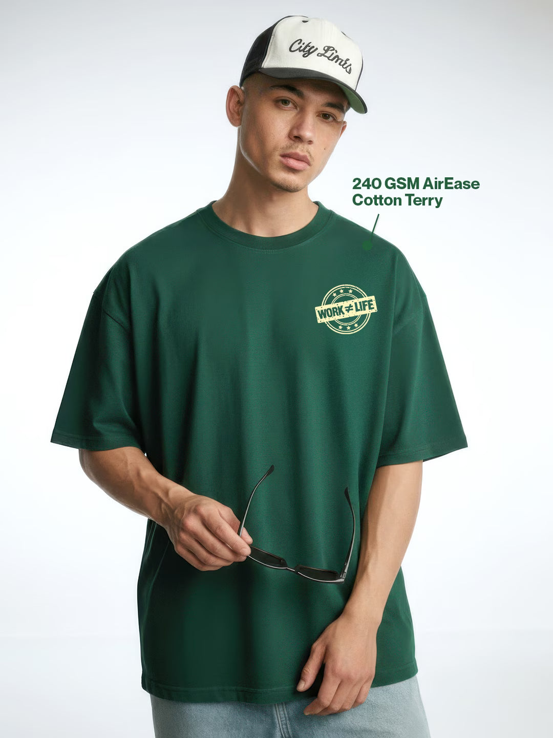 9 To 5 Kills Dreams Men's Oversized T-Shirt