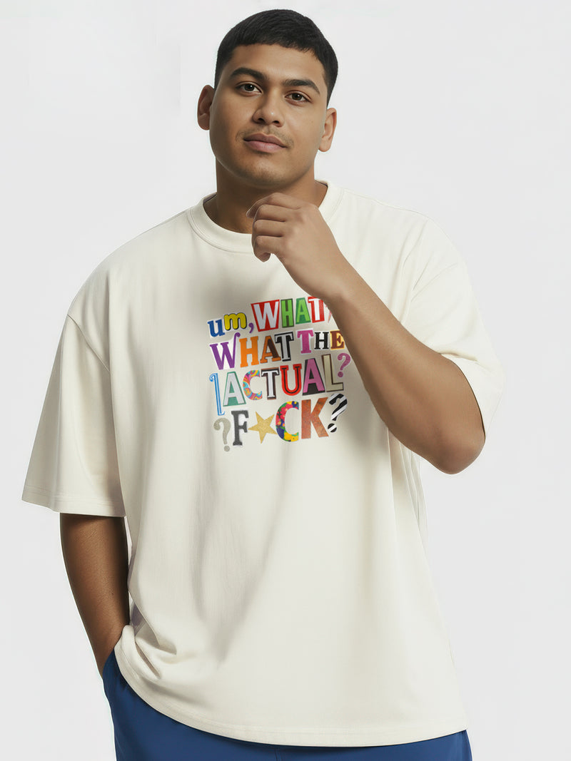 What The Actual F*ck Men's Oversized T-Shirt