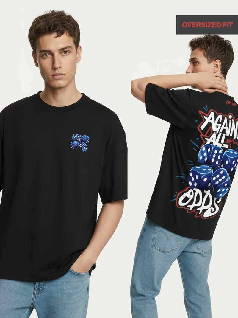 Against All Odds Men's Oversized T-Shirt