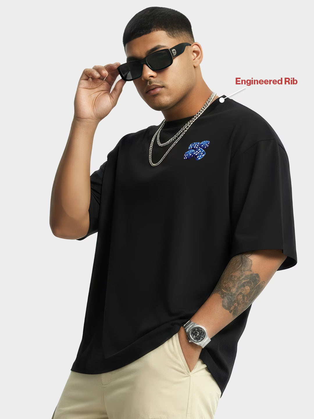 Against All Odds Men's Oversized T-Shirt
