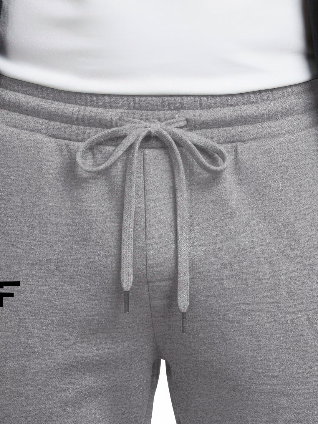 Grey Melange Joggers w/ Box Pockets