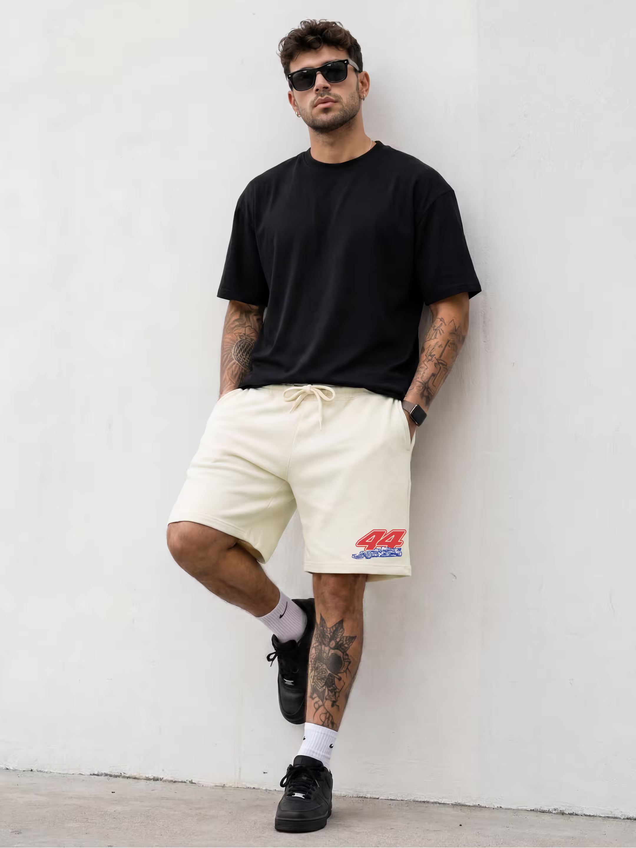 44 Racing Cotton Mens Shorts