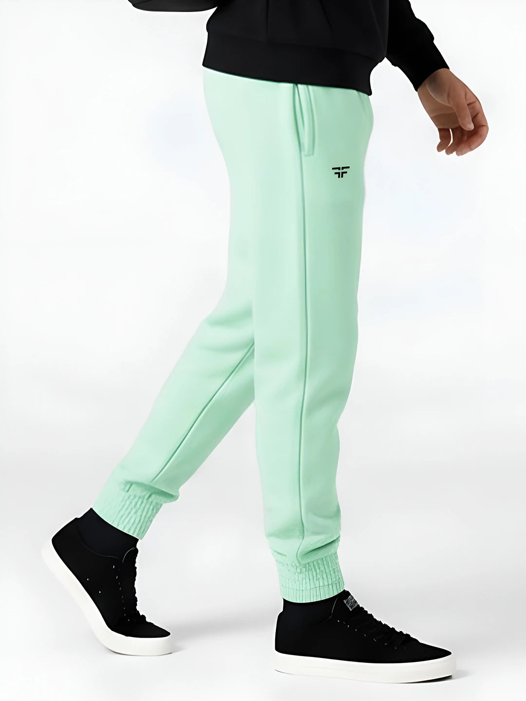 Sea Green Fleece Joggers