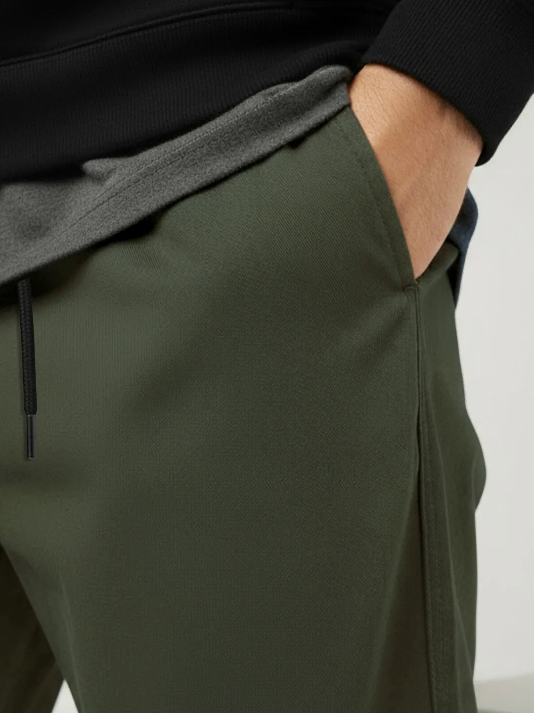 Green Fleece Joggers