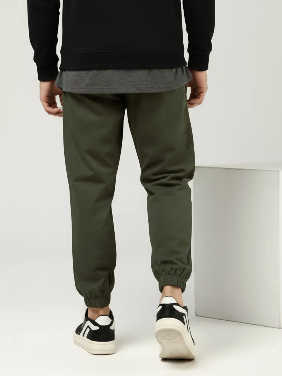 Green Fleece Joggers