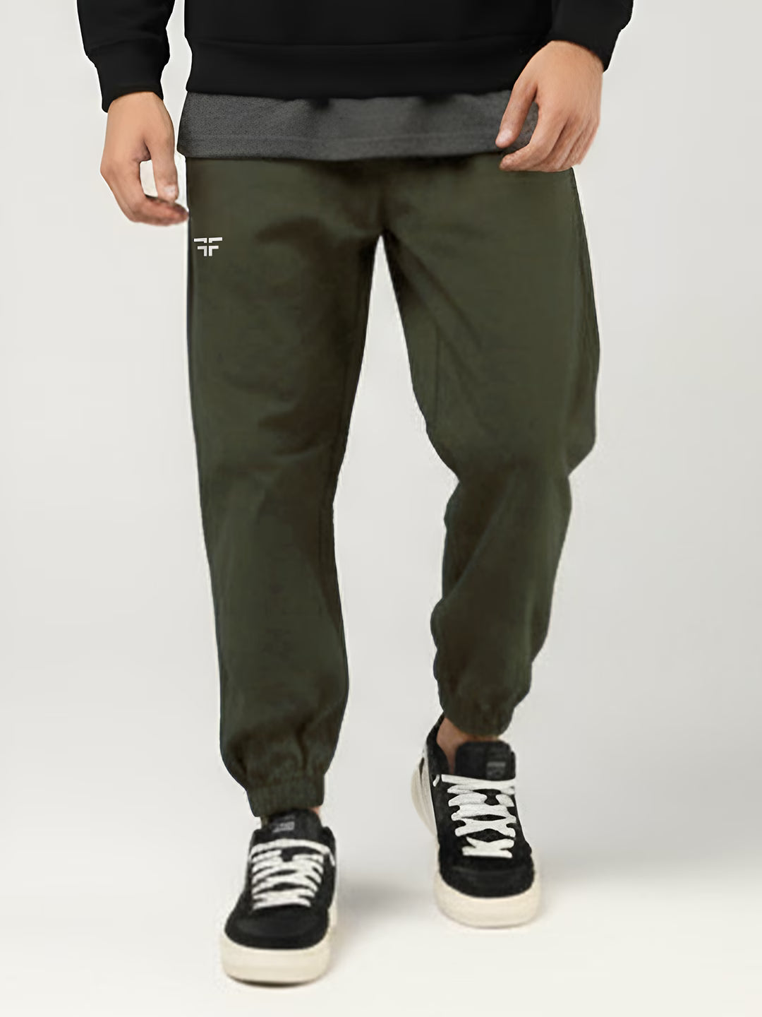 Green Fleece Joggers