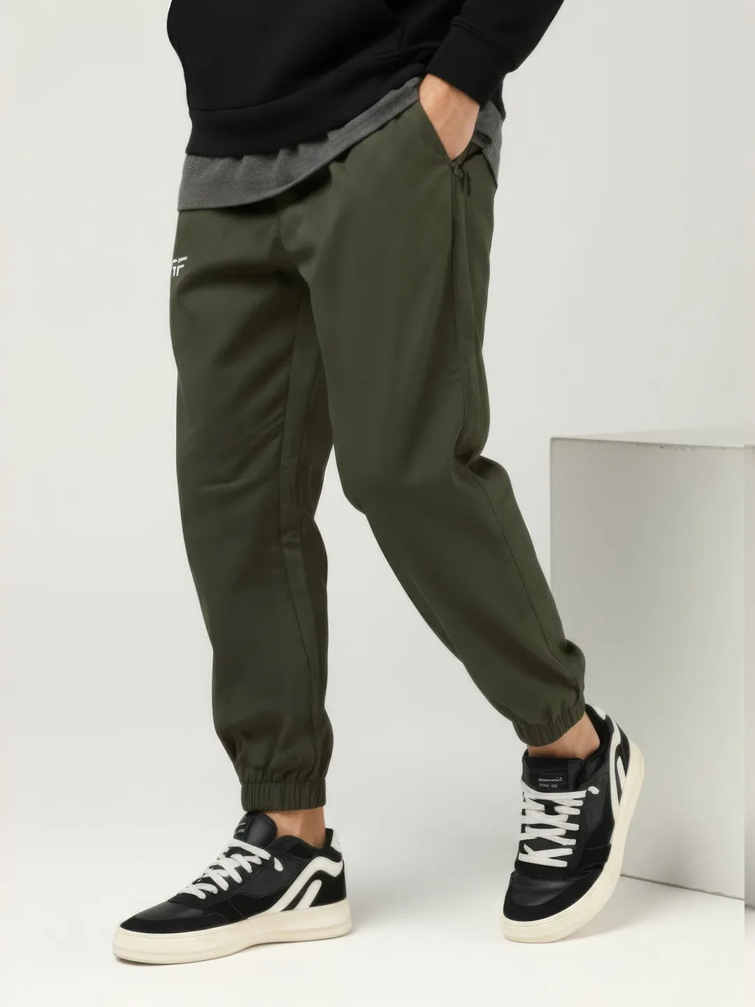 Green Fleece Joggers