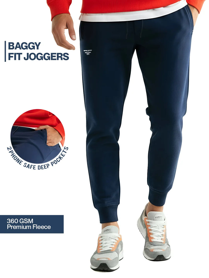 Navy Fleece Joggers