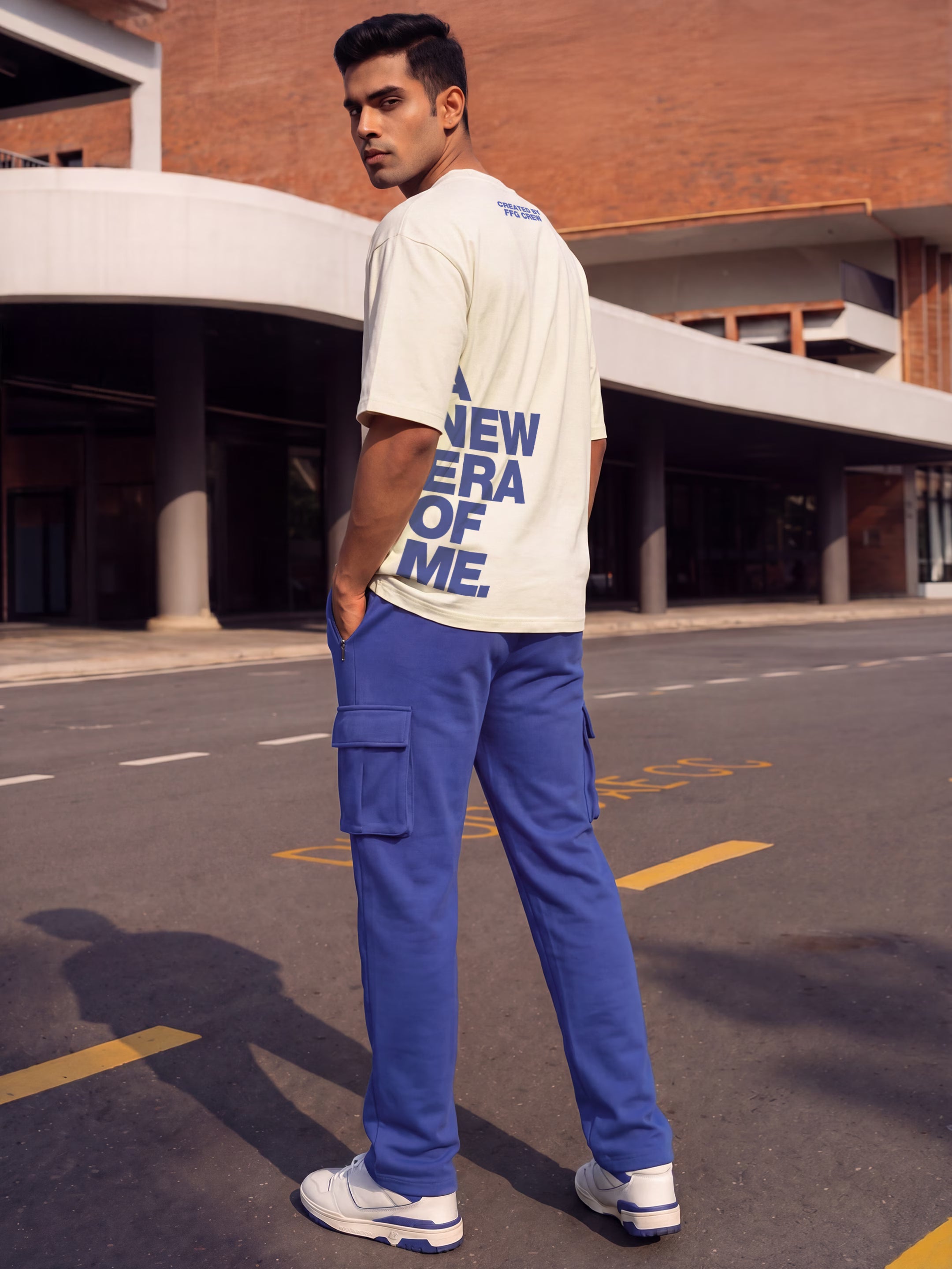 New Era Cotton Men's Oversized T-Shirt