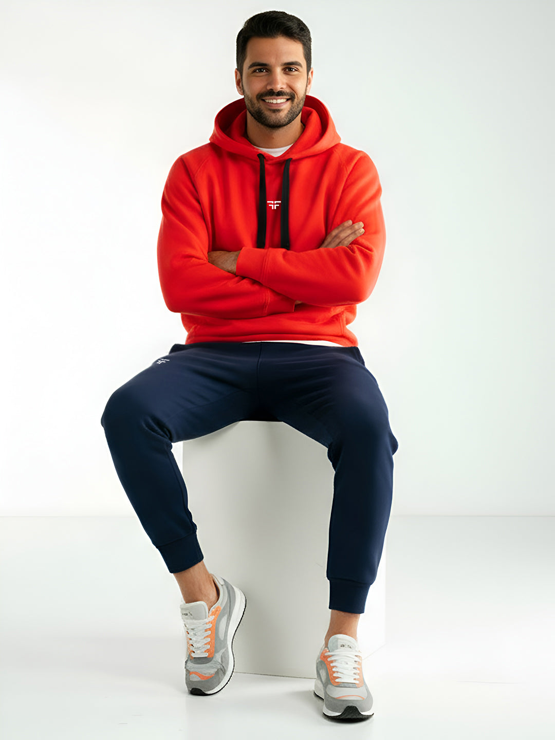 Navy Fleece Joggers