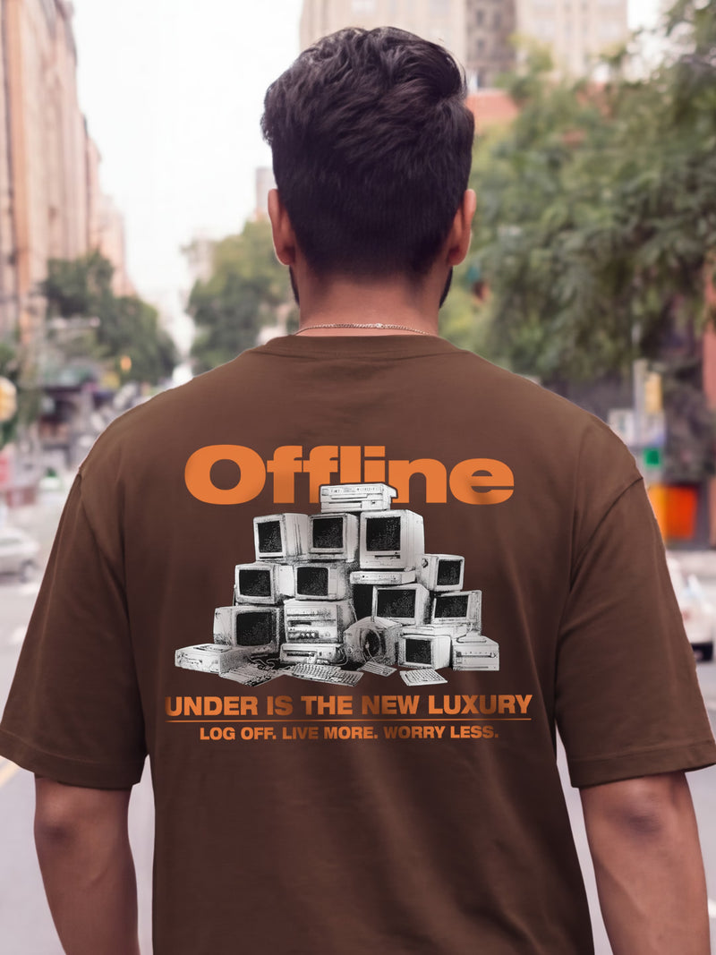 Offline Cotton Men's Oversized T-Shirt