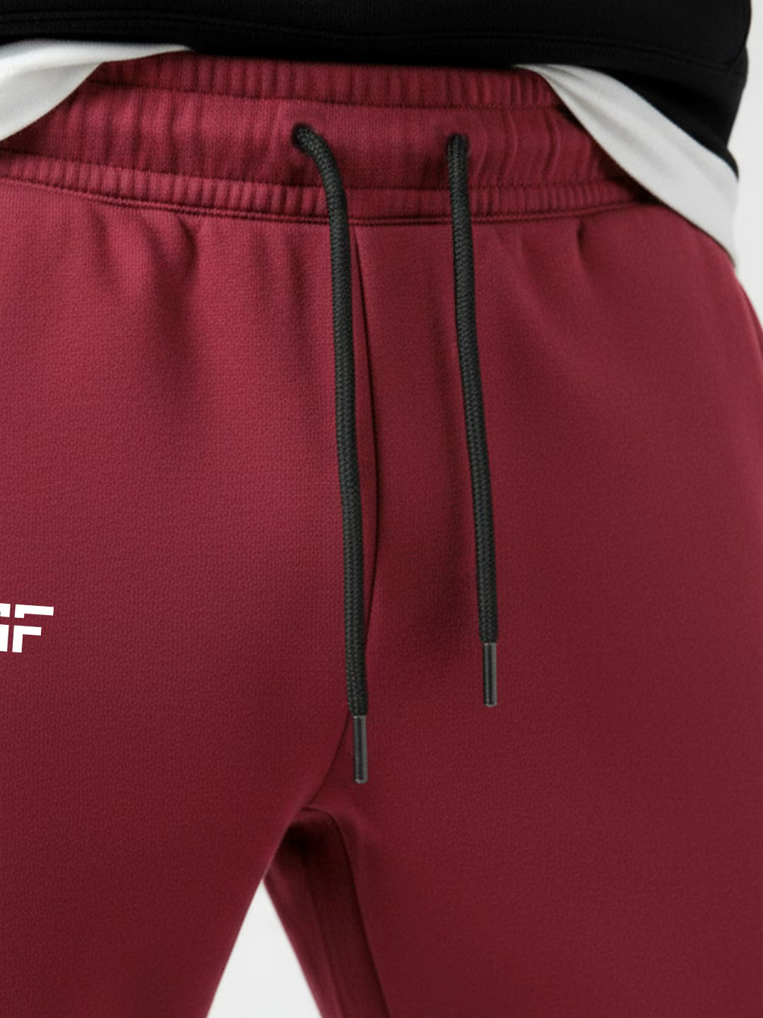 Red Fleece Joggers