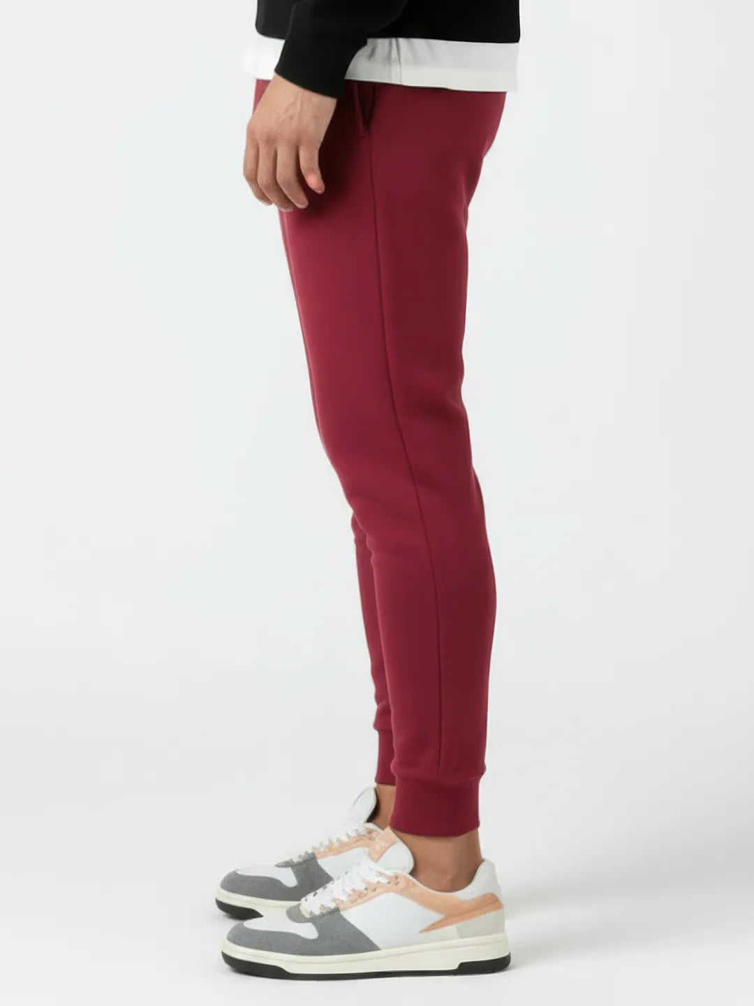 Red Fleece Joggers