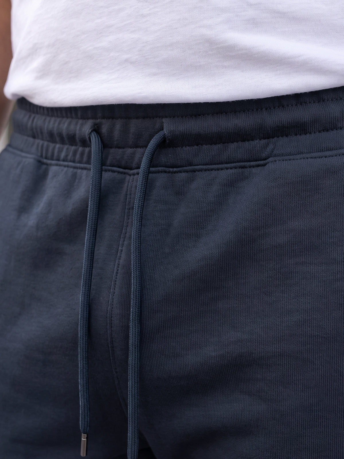Navy Straight Fleece Joggers