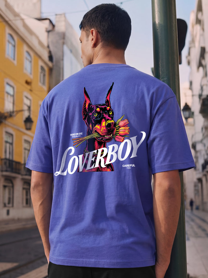 Lover Boy Cotton Men's Oversized T-Shirt