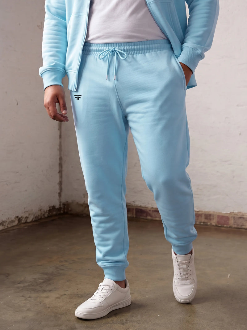 Sky Blue Fleece Joggers