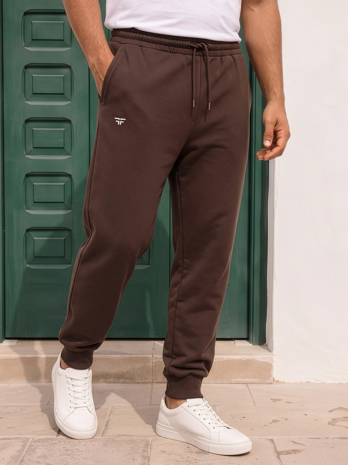 Coffee Brown Fleece Joggers
