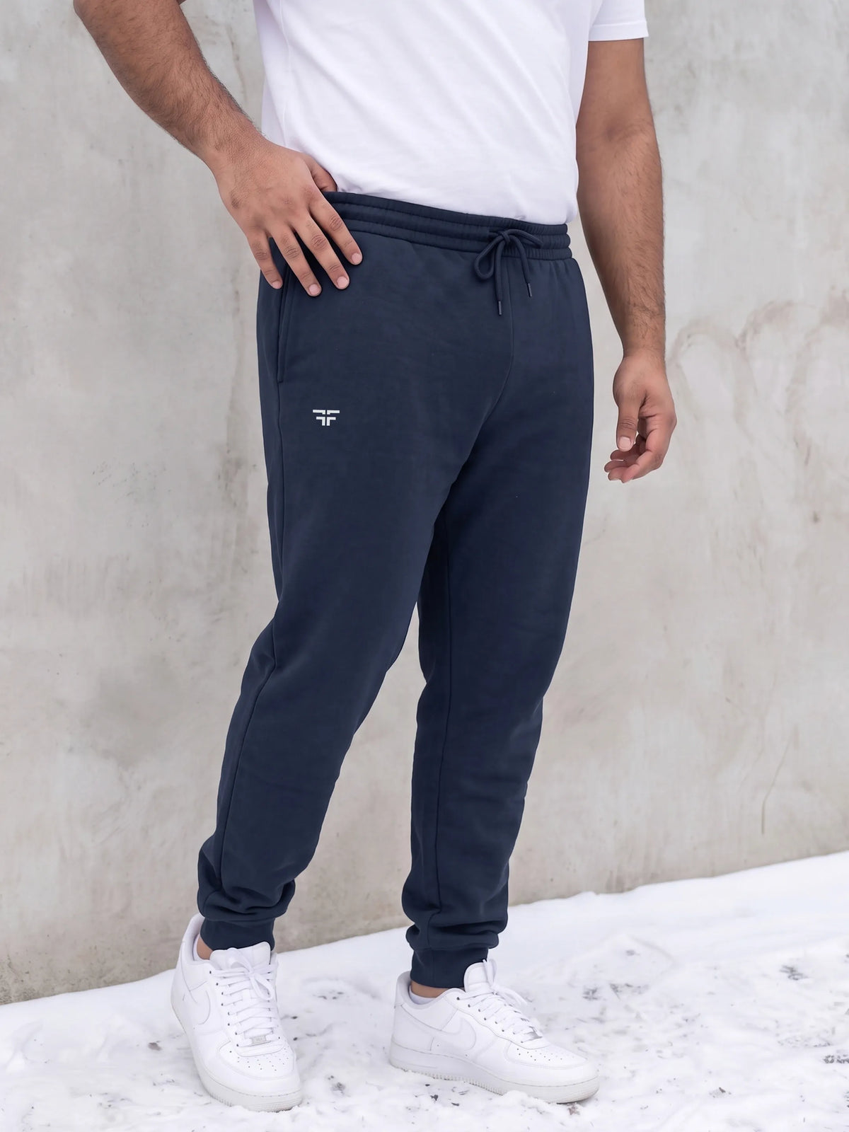 Navy Fleece Joggers