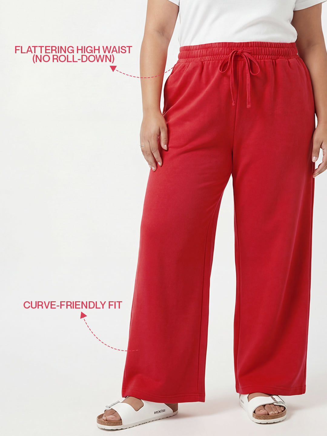 Red Flared PJ Pants