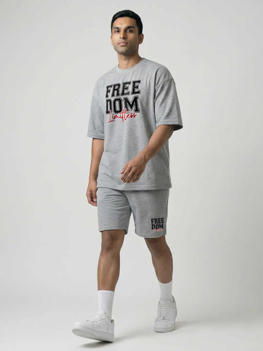 Freedom Cotton Men's Oversized Coord Sets