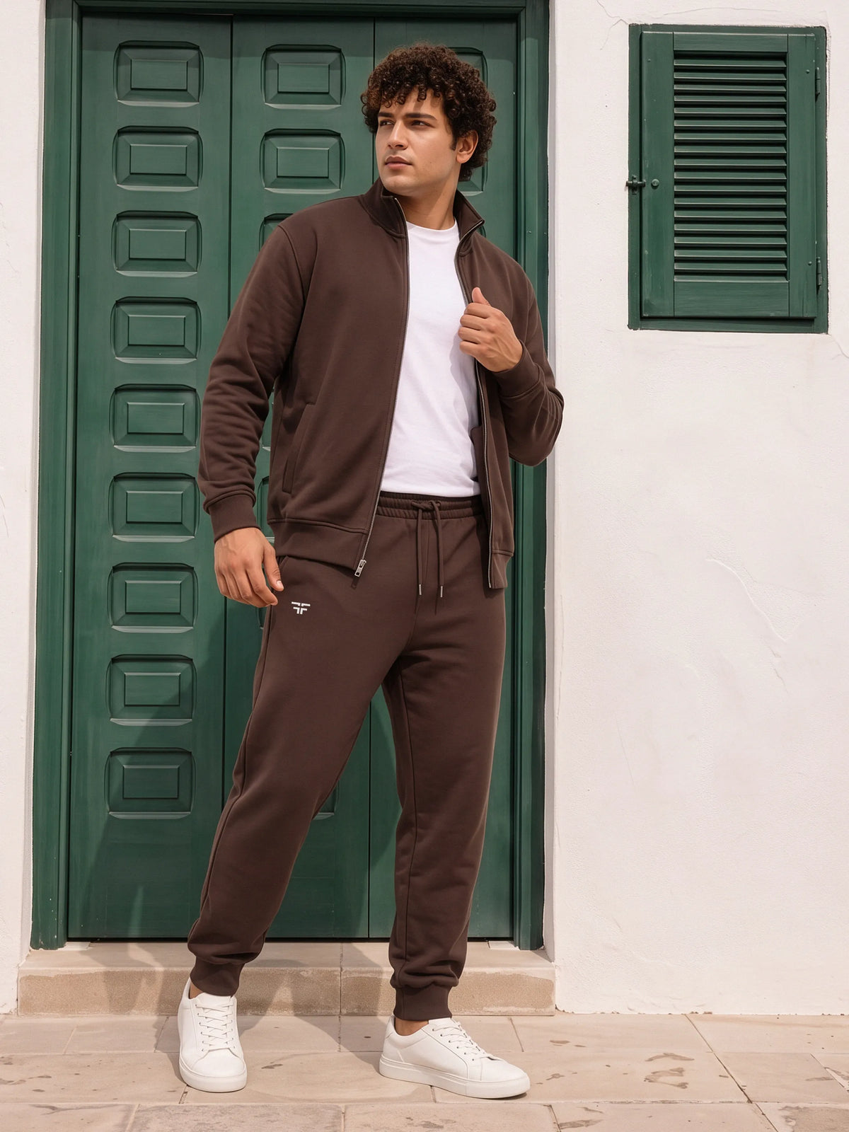 Coffee Brown Fleece Joggers