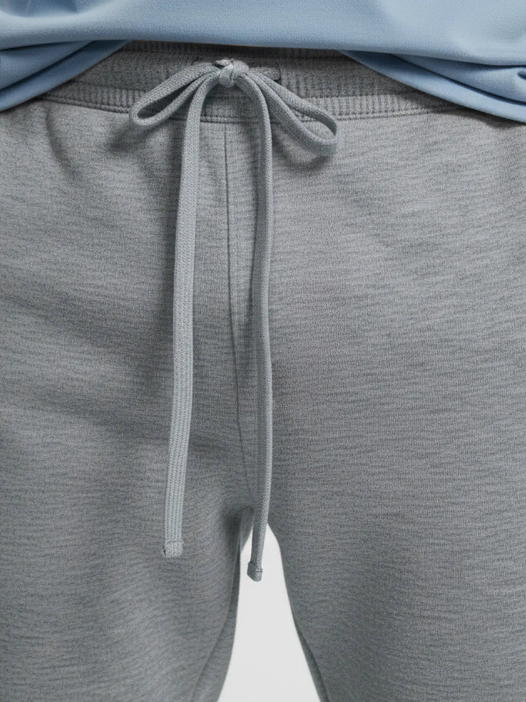 Grey Melange Baggy Joggers