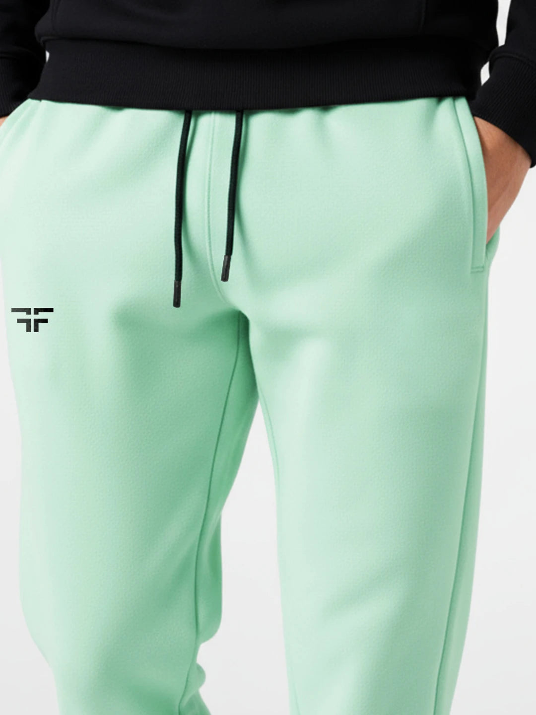 Sea Green Fleece Joggers
