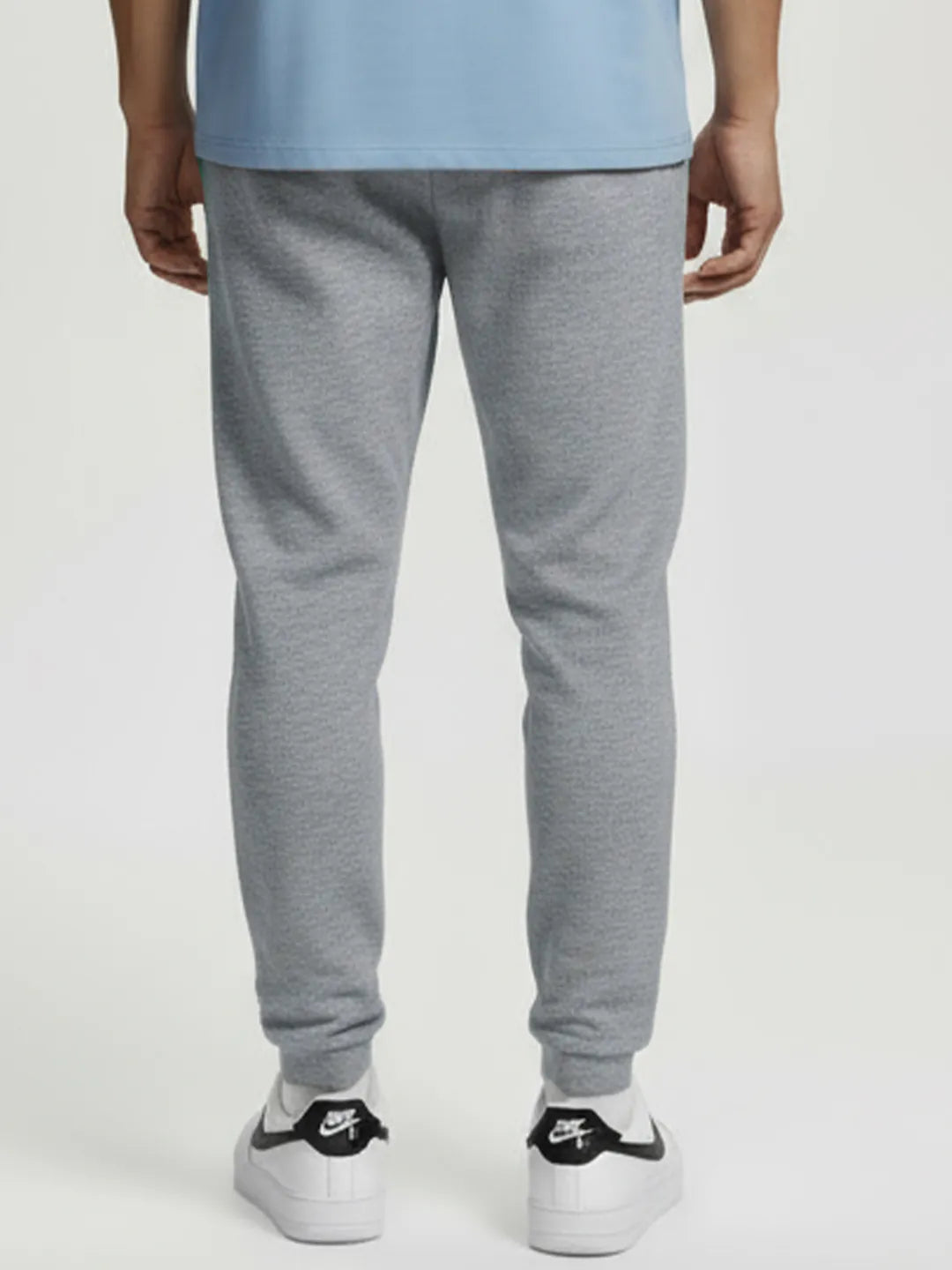 Grey Melange Baggy Joggers