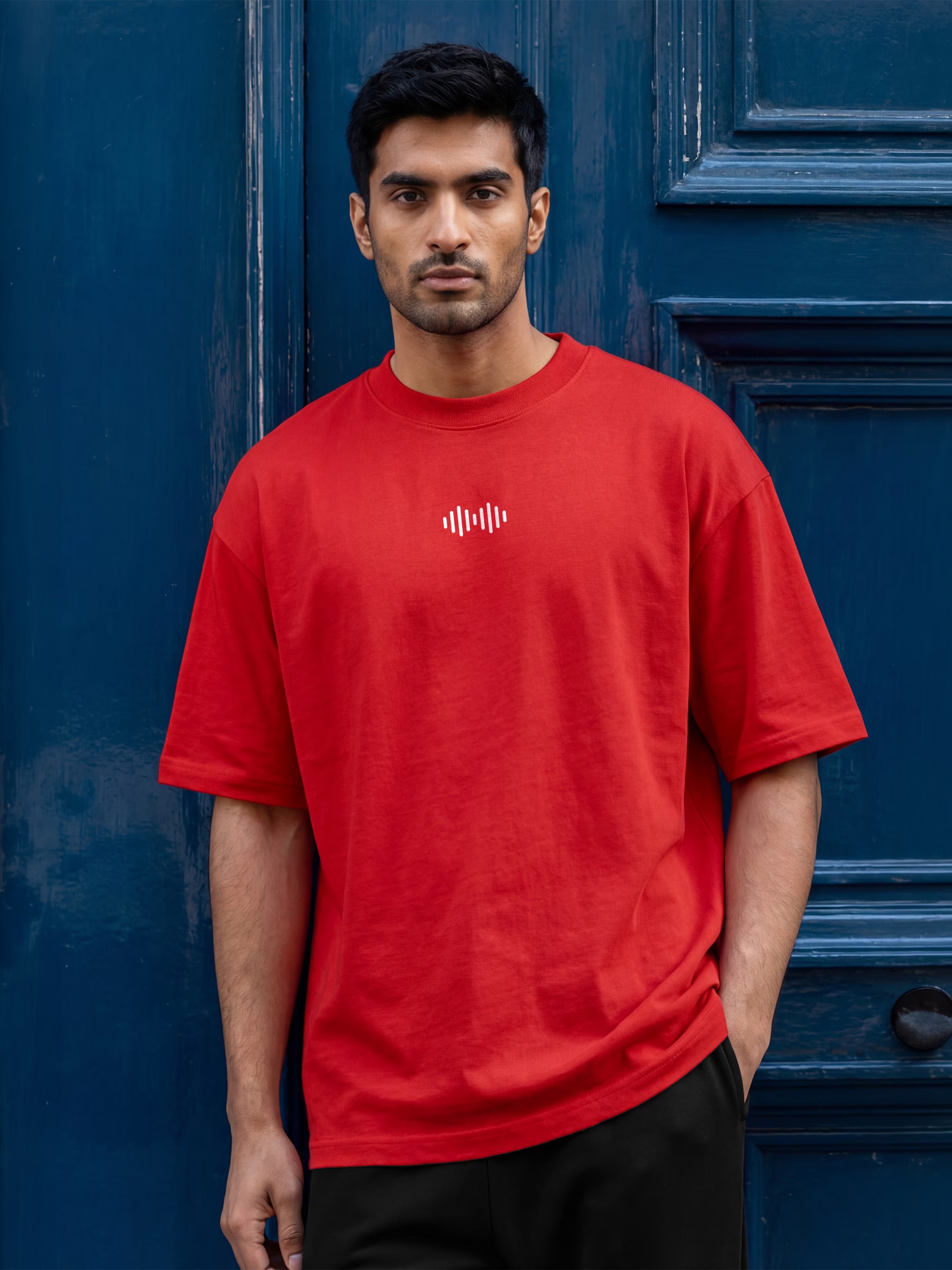 Music Cotton Men's Oversized T-Shirt