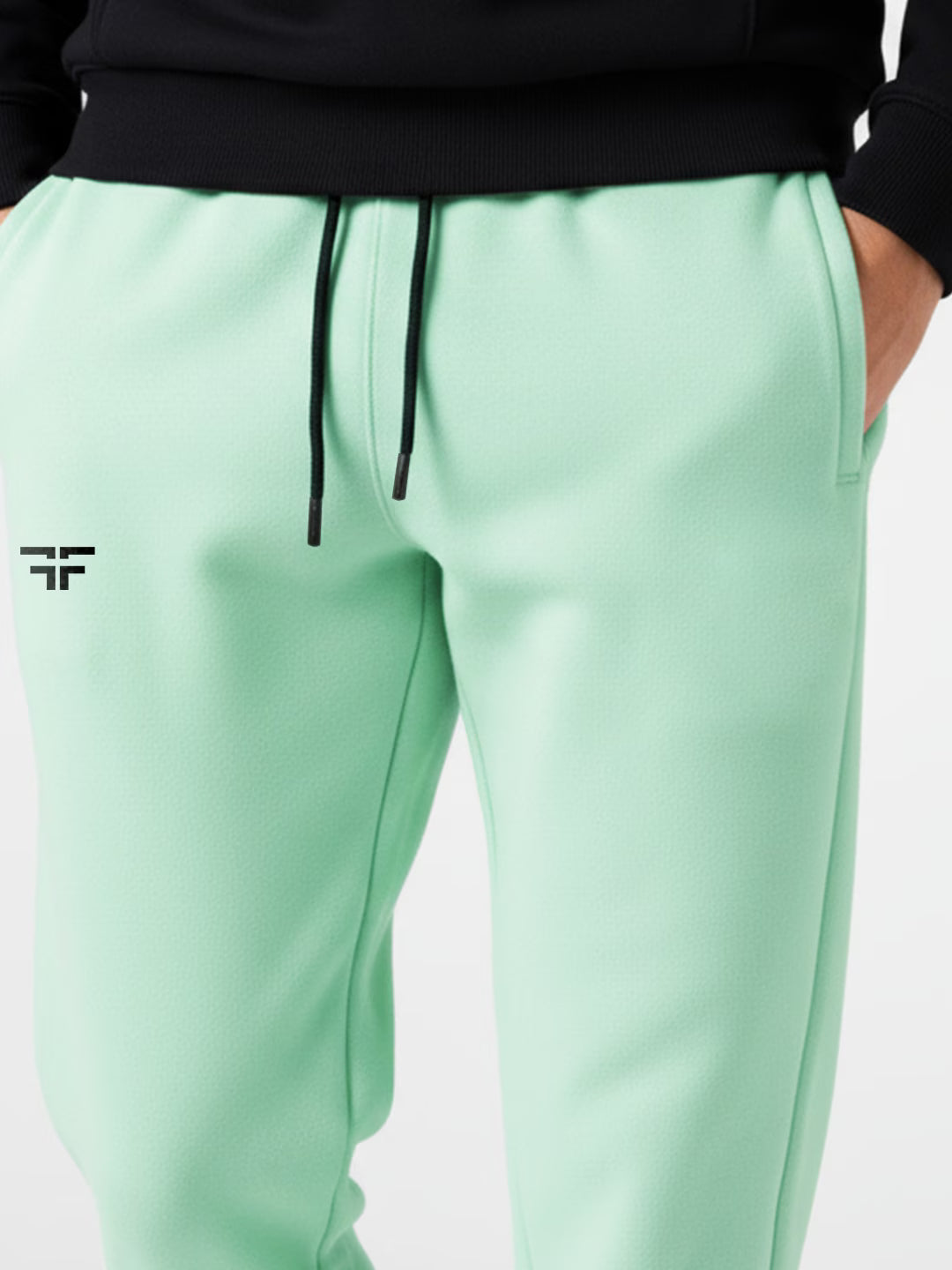 Sea Green Fleece Joggers