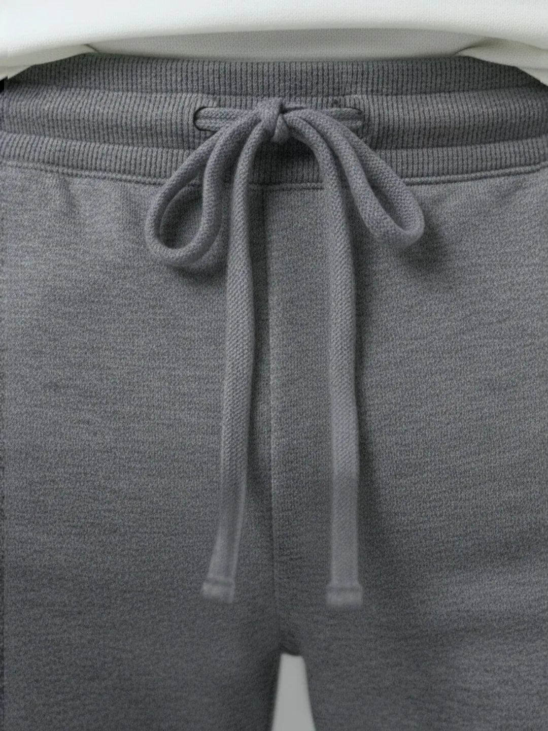 Grey Straight-Fit Joggers