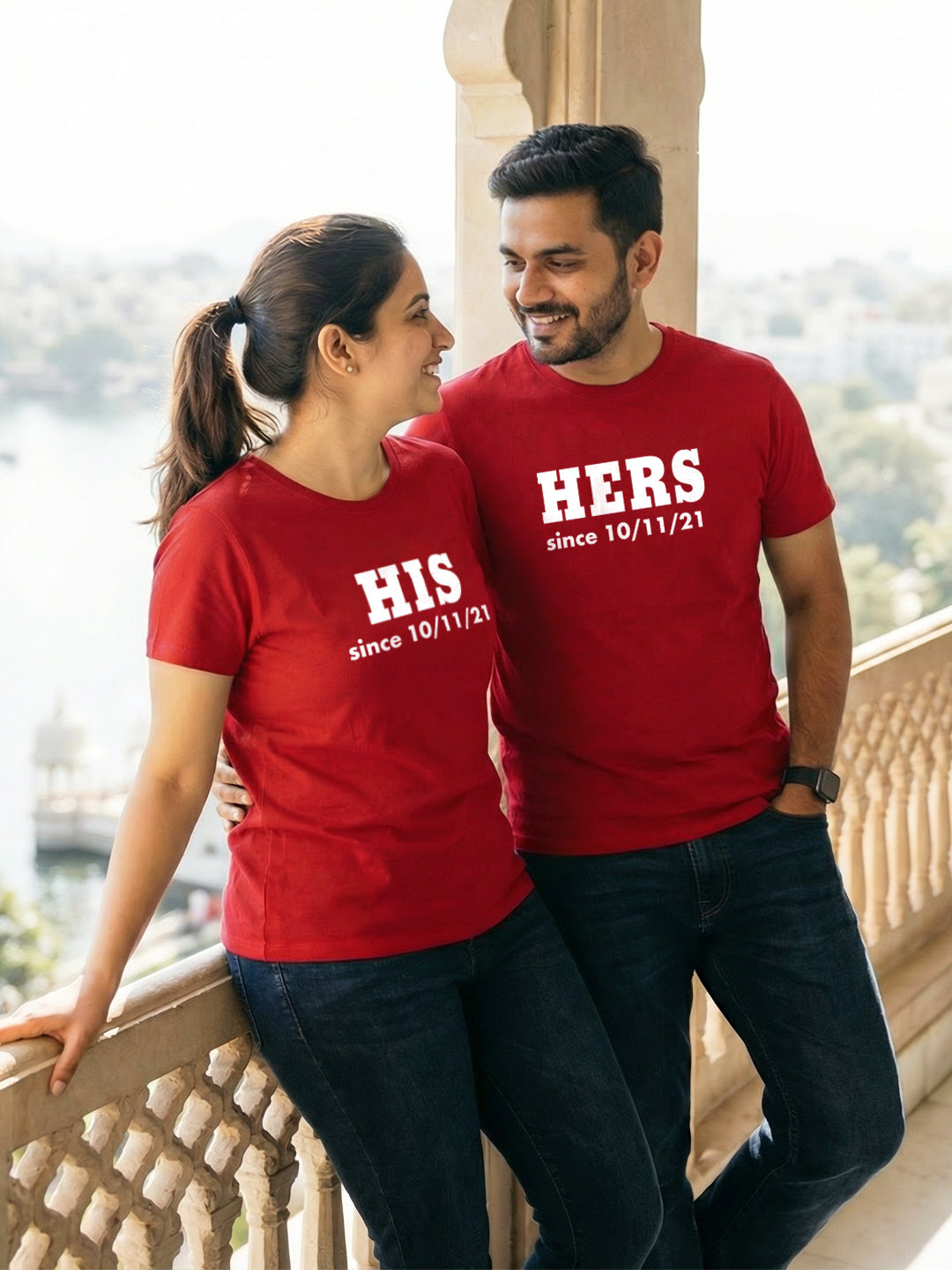 His - Hers w/ Custom Date