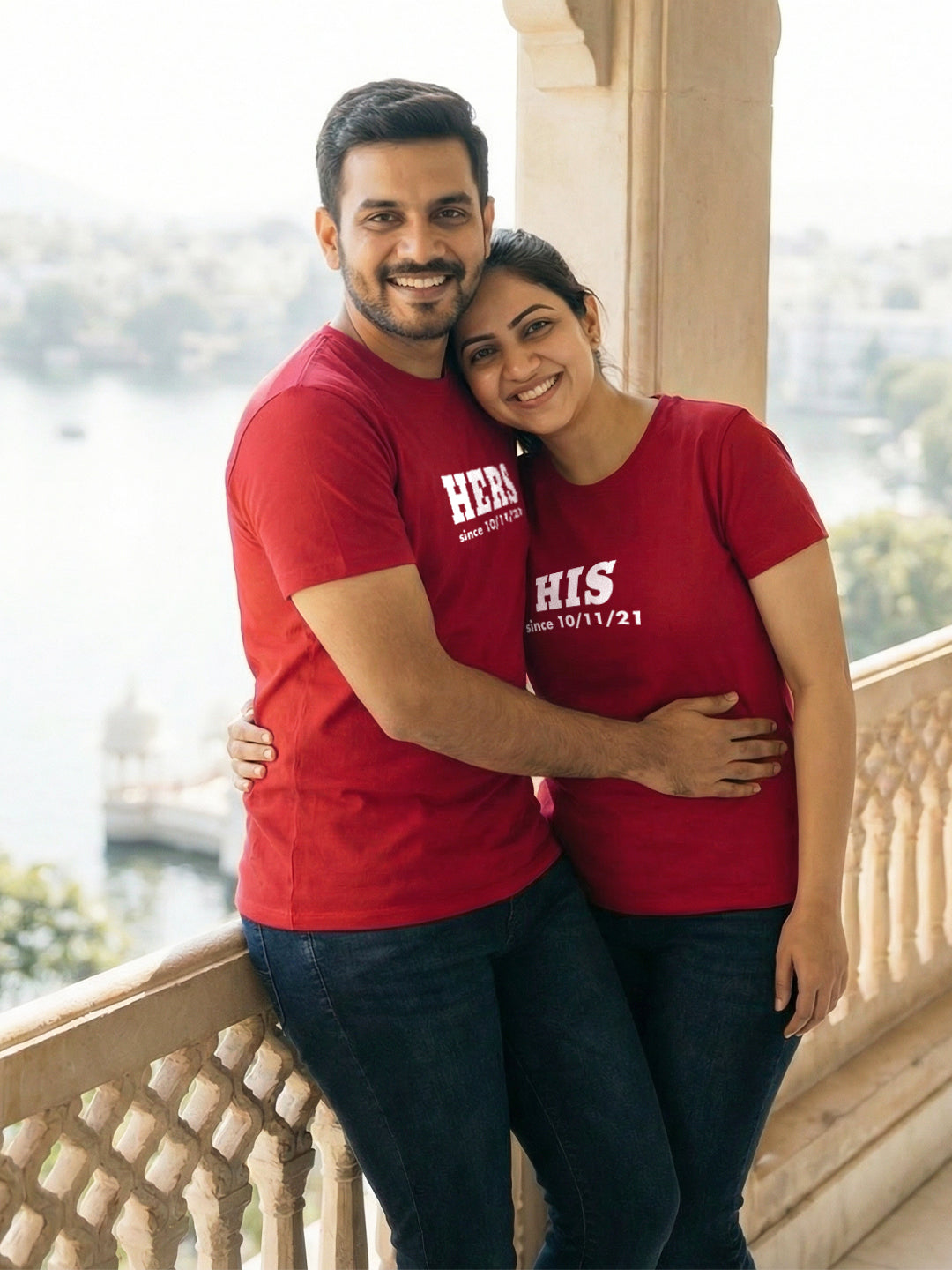 His - Hers w/ Custom Date