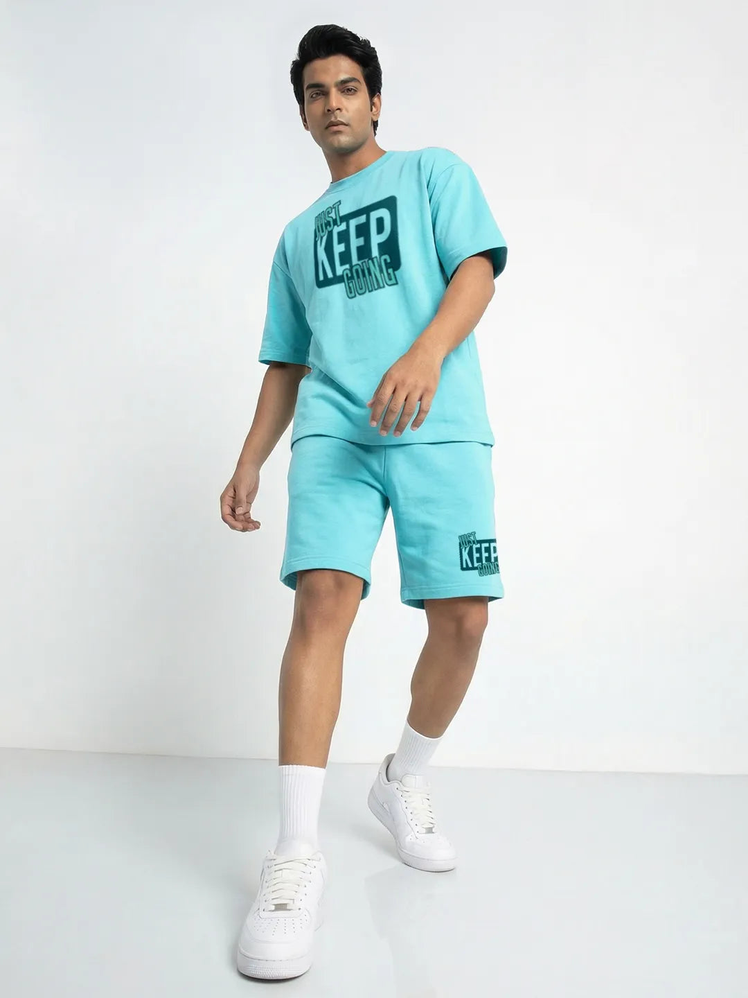Just Keep Going Cotton Men's Oversized Coord Sets