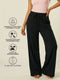 Boardroom Black Flared PJ Pants