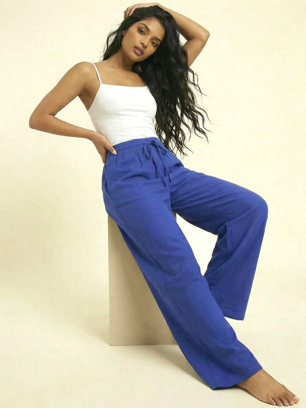 Brunch Navy Flared PJ Pants