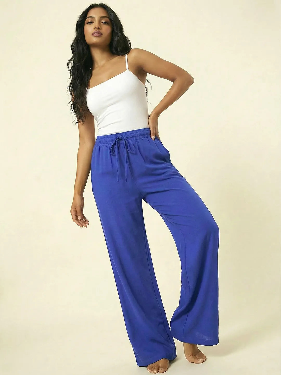 Brunch Navy Flared PJ Pants