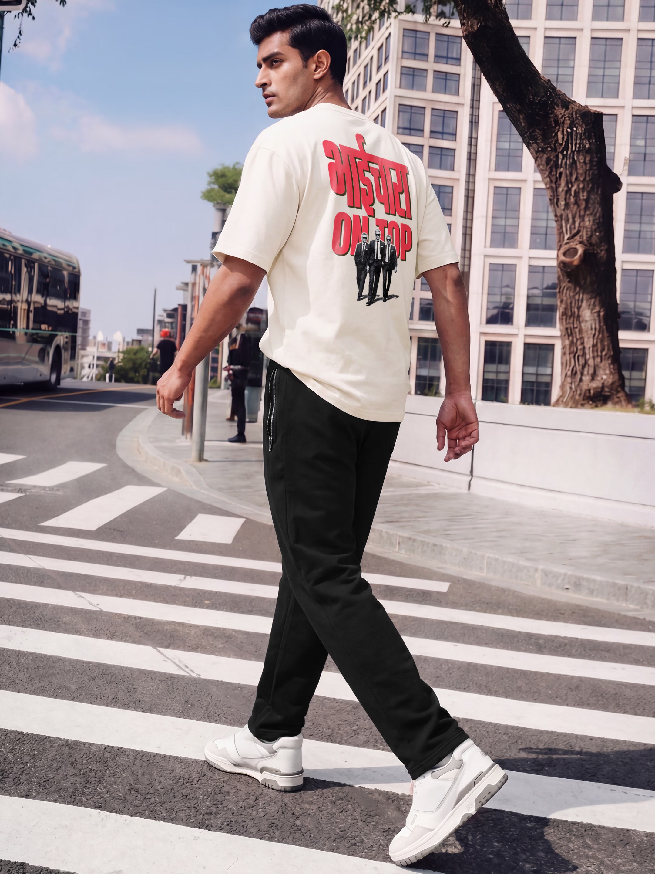 Bhai Chara Cotton Men's Oversized T-Shirt