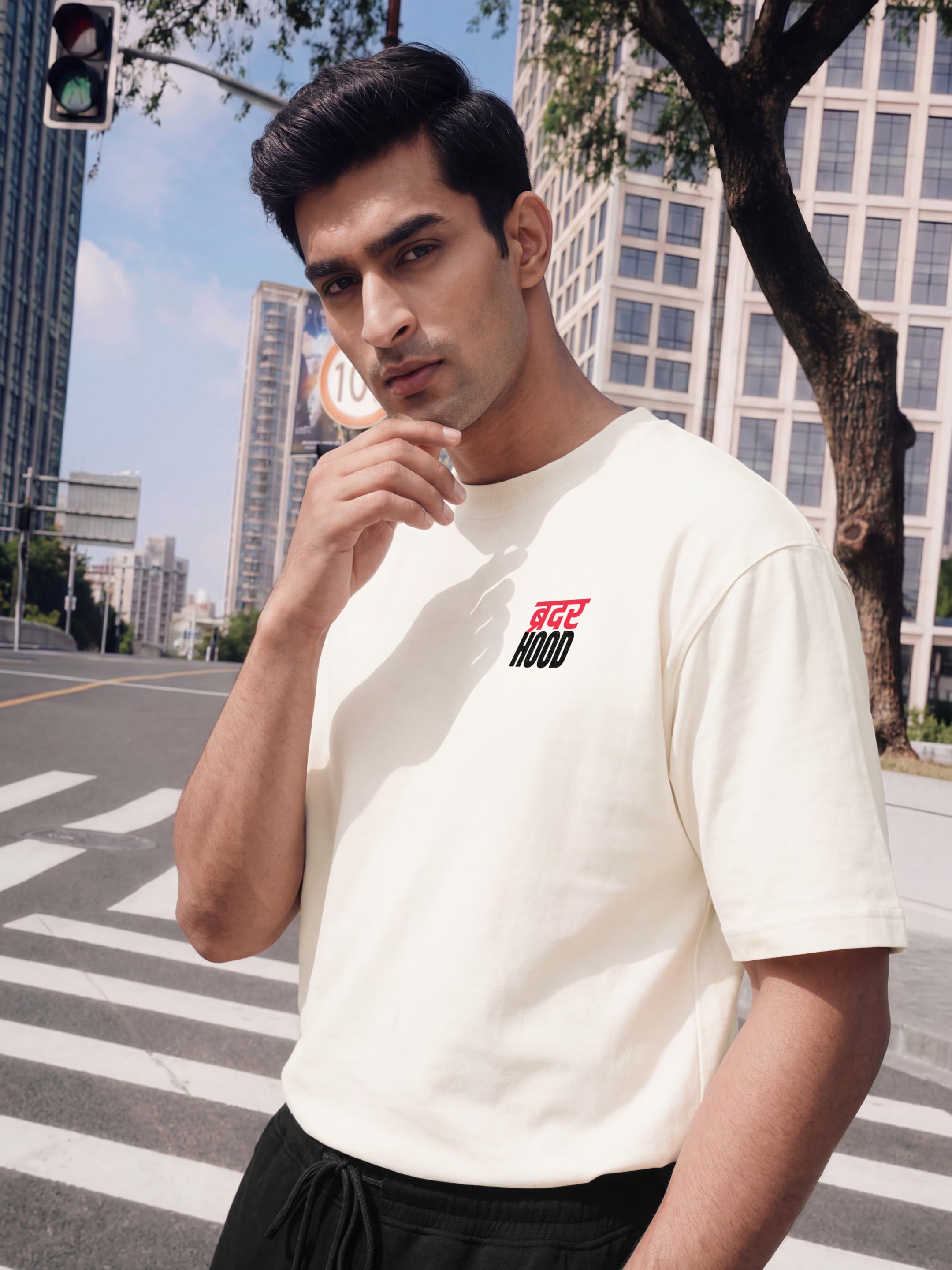 Bhai Chara Cotton Men's Oversized T-Shirt