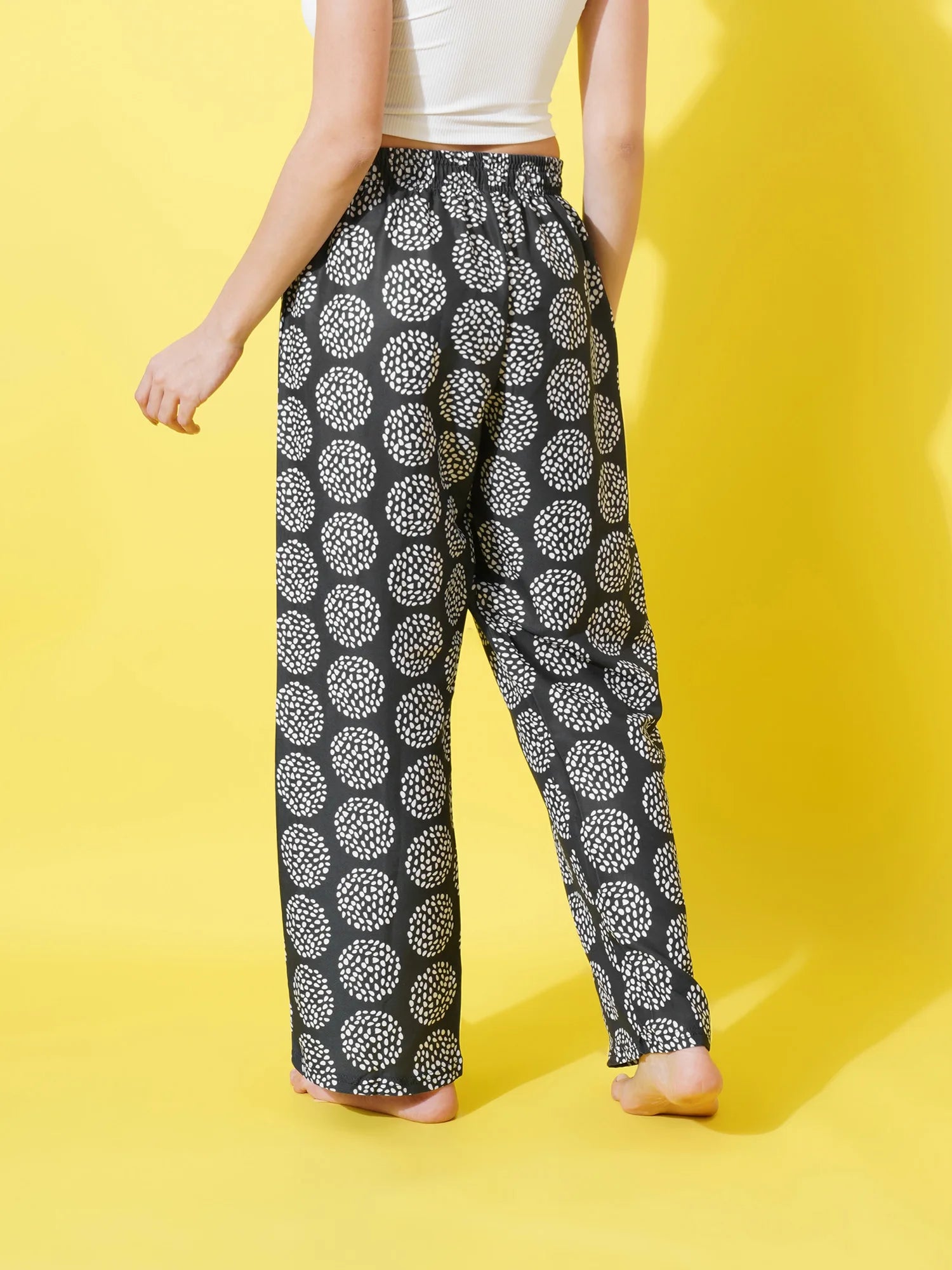 Black Bloom Women's Pyjama