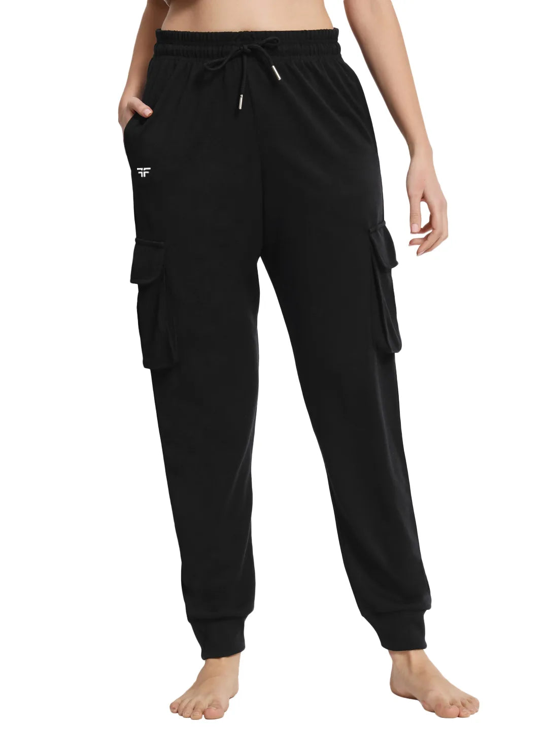 Black Joggers w/ Box Pockets