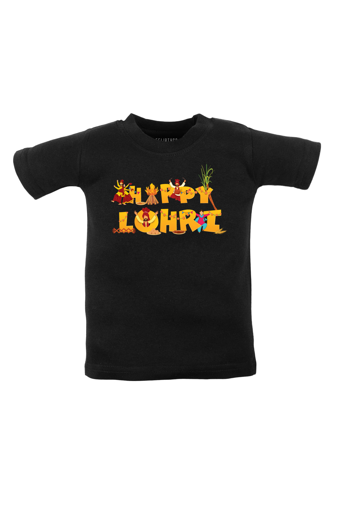 Happy Lohri (Bhangra) Kids T Shirt