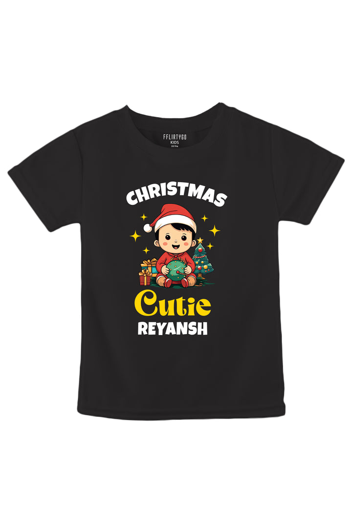 Christmas Cutie Kids T Shirt w/ Custom Name