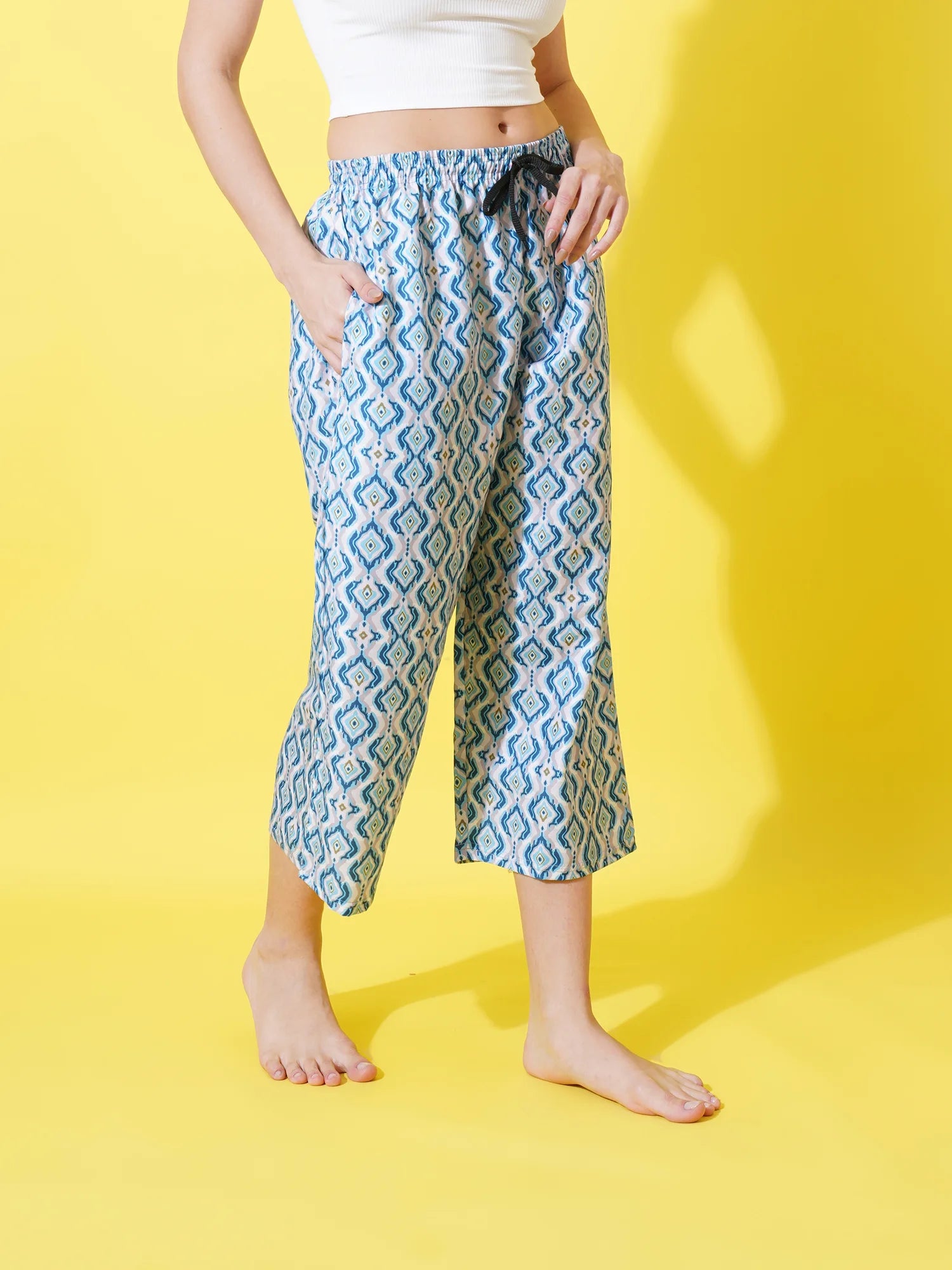 Blue Mosaic Women's Capri