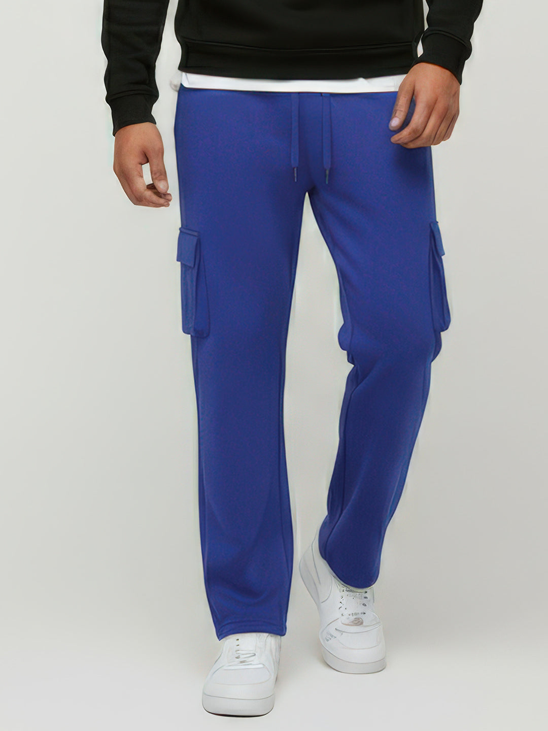 Royal Blue Cargo Joggers w/ 4 Pockets