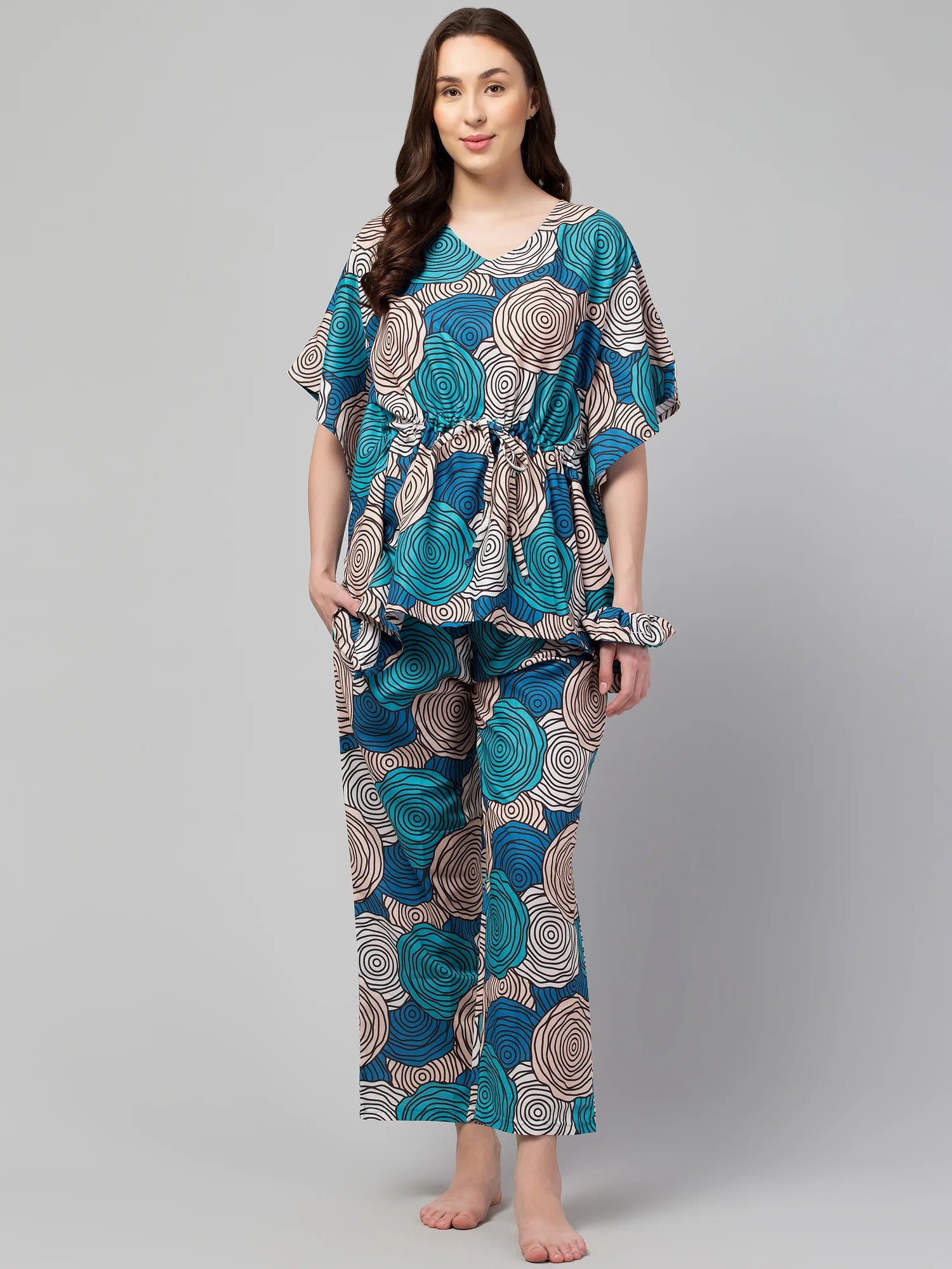 Bouquet Brilliance Kaftan Set