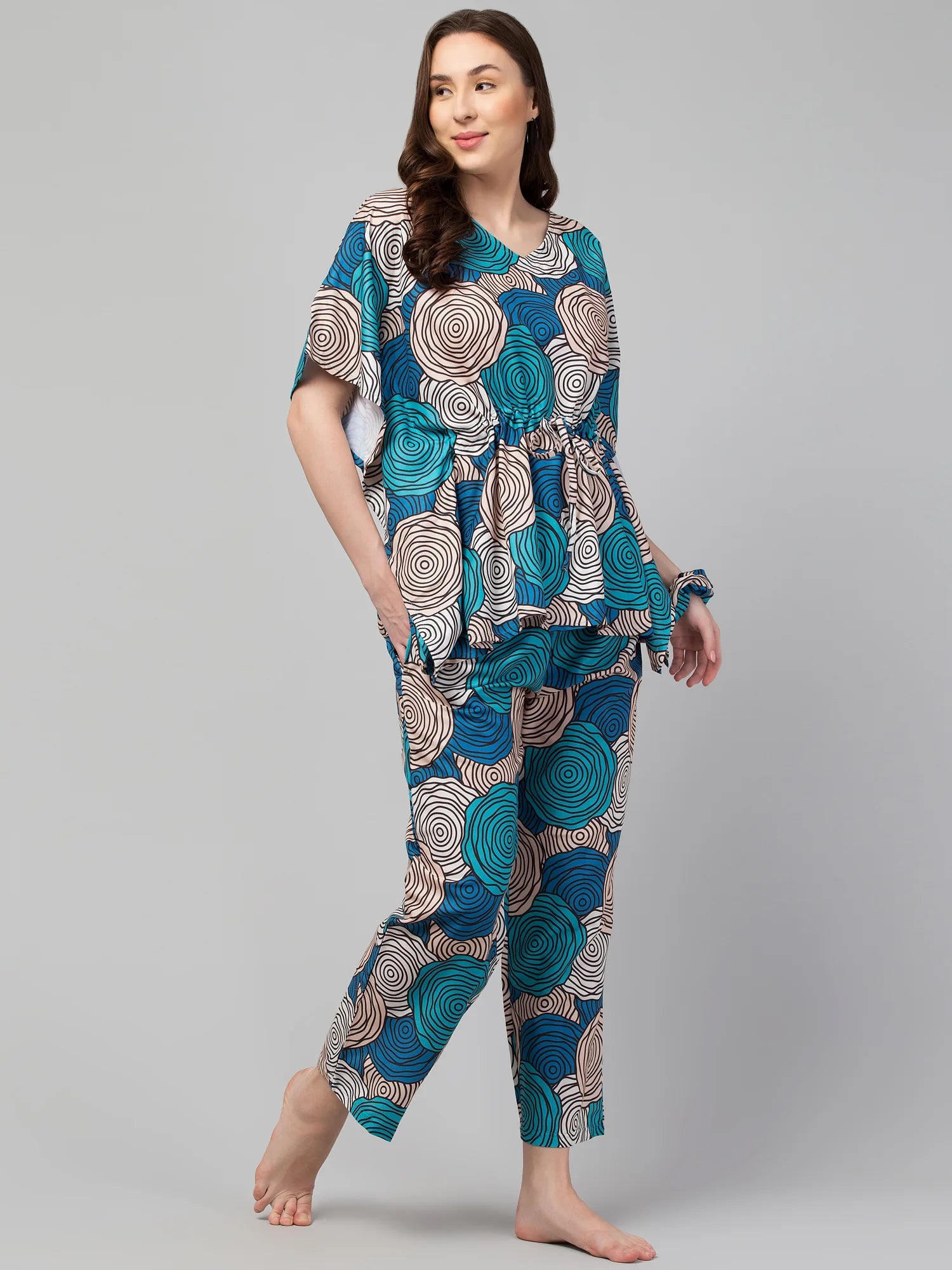 Bouquet Brilliance Kaftan Set