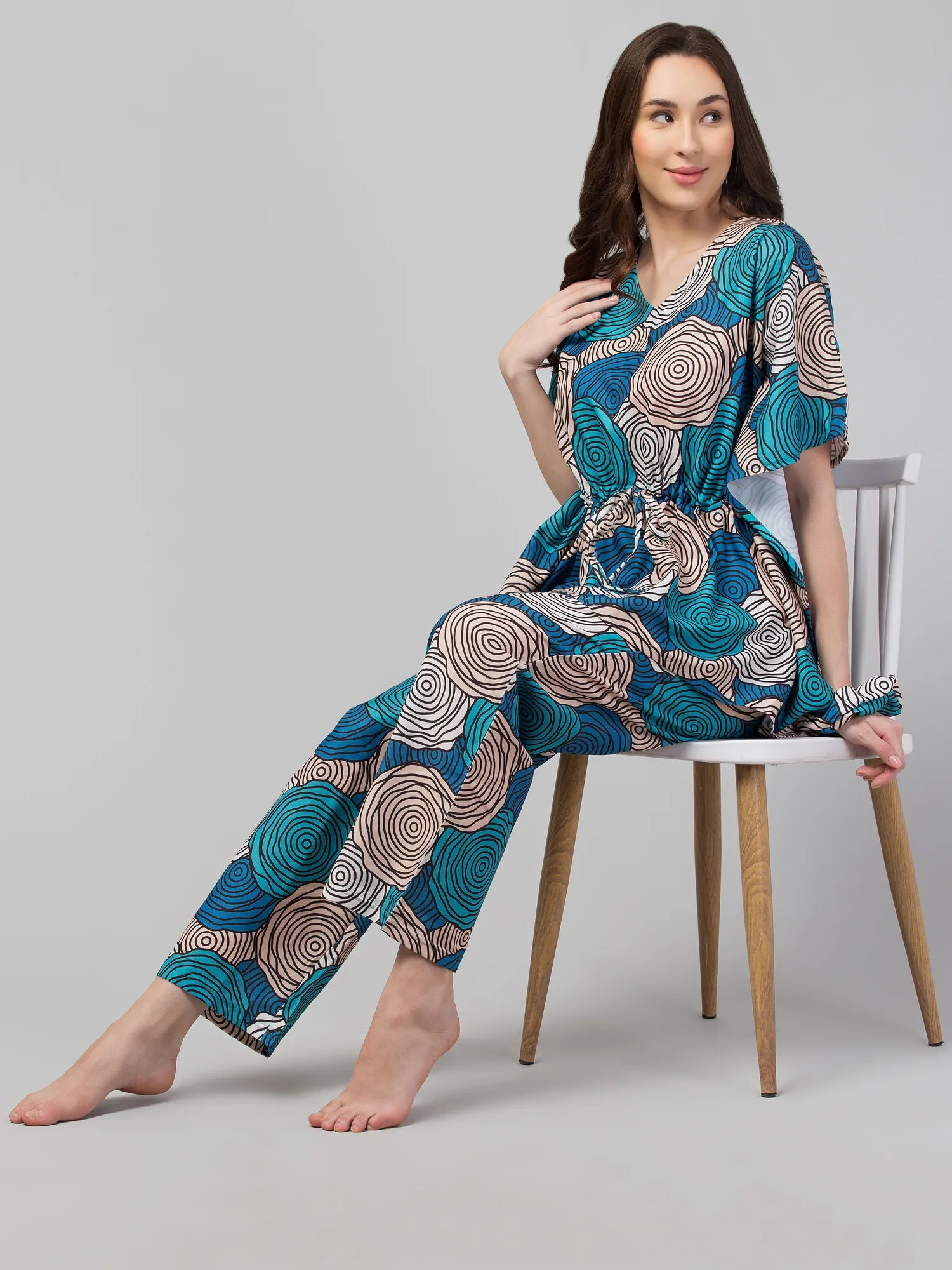 Bouquet Brilliance Kaftan Set