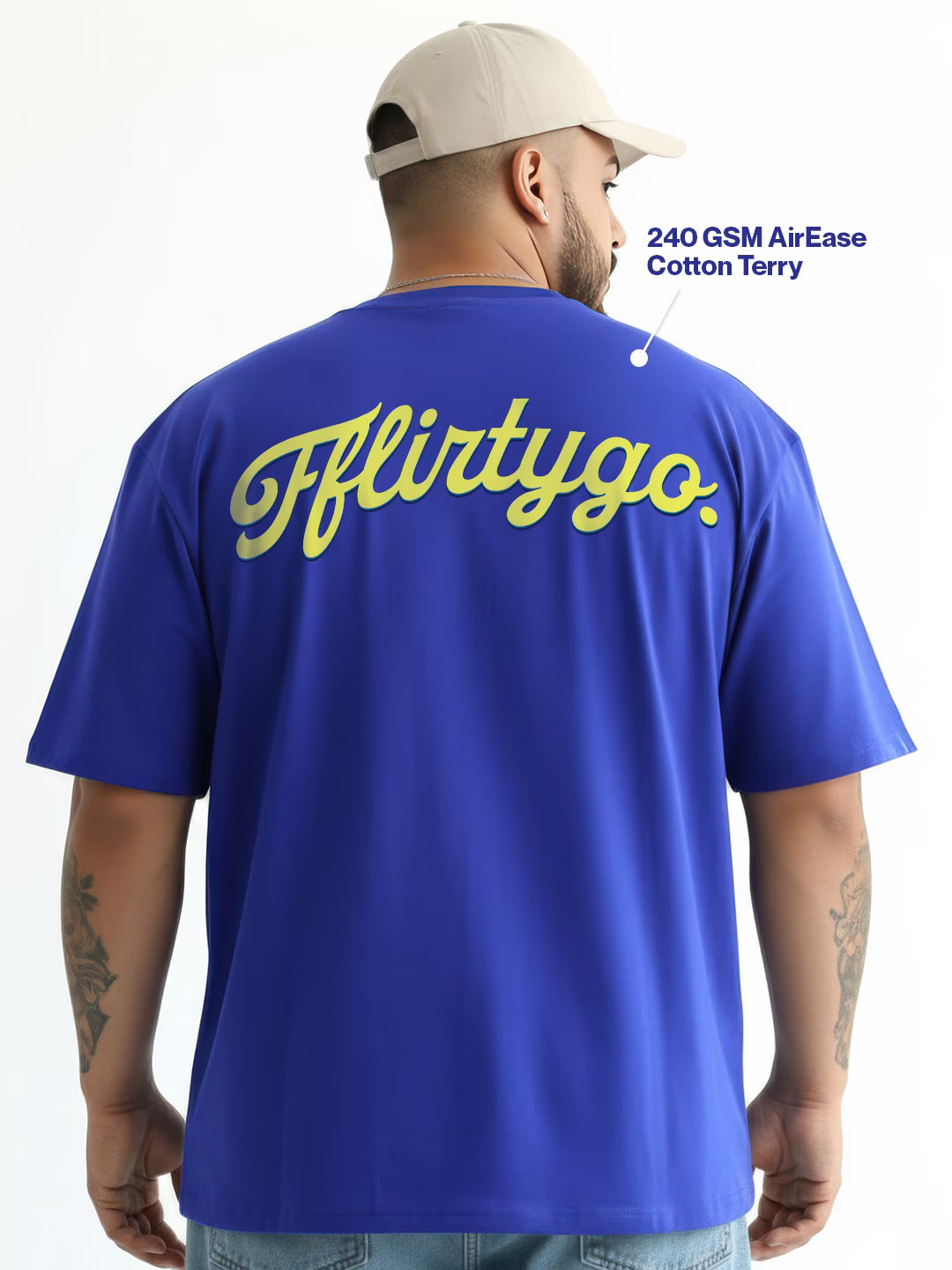 Busy Fflirtygo Men's Oversized T-Shirt
